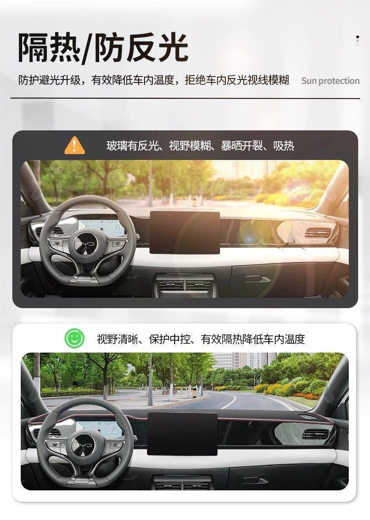 Suitable for 25 Models of Byd Seal 06Ev, Dashboard Sun Protection Mat, Sunshade Accessories, Modification and Decoration, New