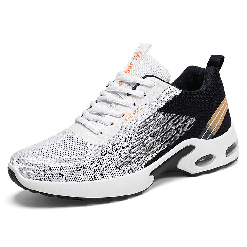 Zapatos deportivos de primavera zapatos de hombre de tamaño grande zapatos de correr transpirables zapatos de correa poco profundos zapatos de amortiguación de aire para hombres zapatos individuales