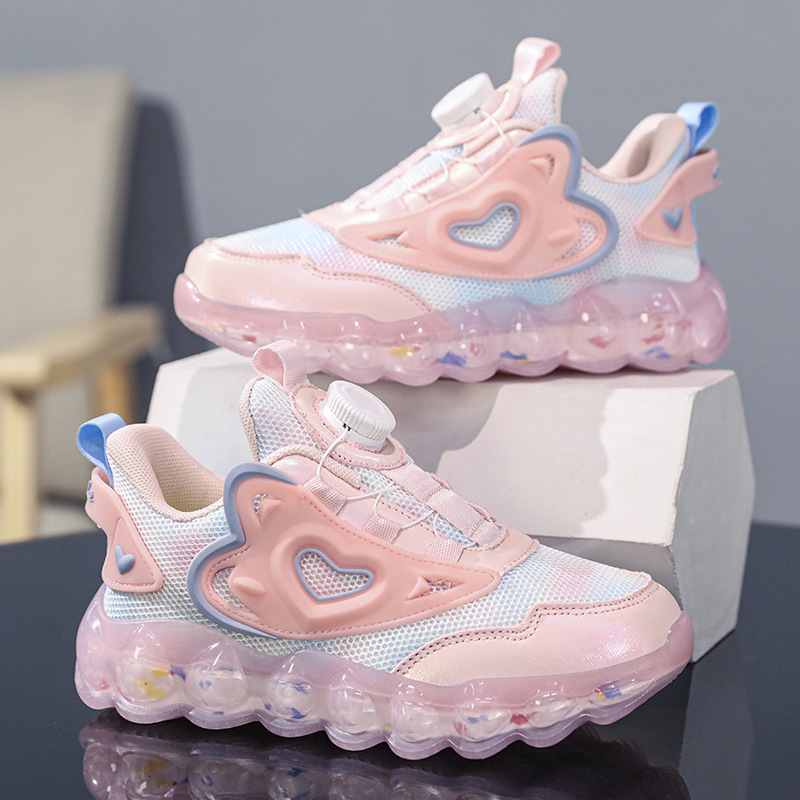 Zapatillas y Zapatos de deporte de Red nuevos medianos y grandes Daddy transpirable niñas deportes de los niños zapatos de los niños superficie de los hombres y las mujeres de primavera y otoño transporte de las niñas