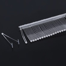 双线胶针吊牌线吊牌胶针塑料吊牌抢针透明打商标抢胶针服装枪针