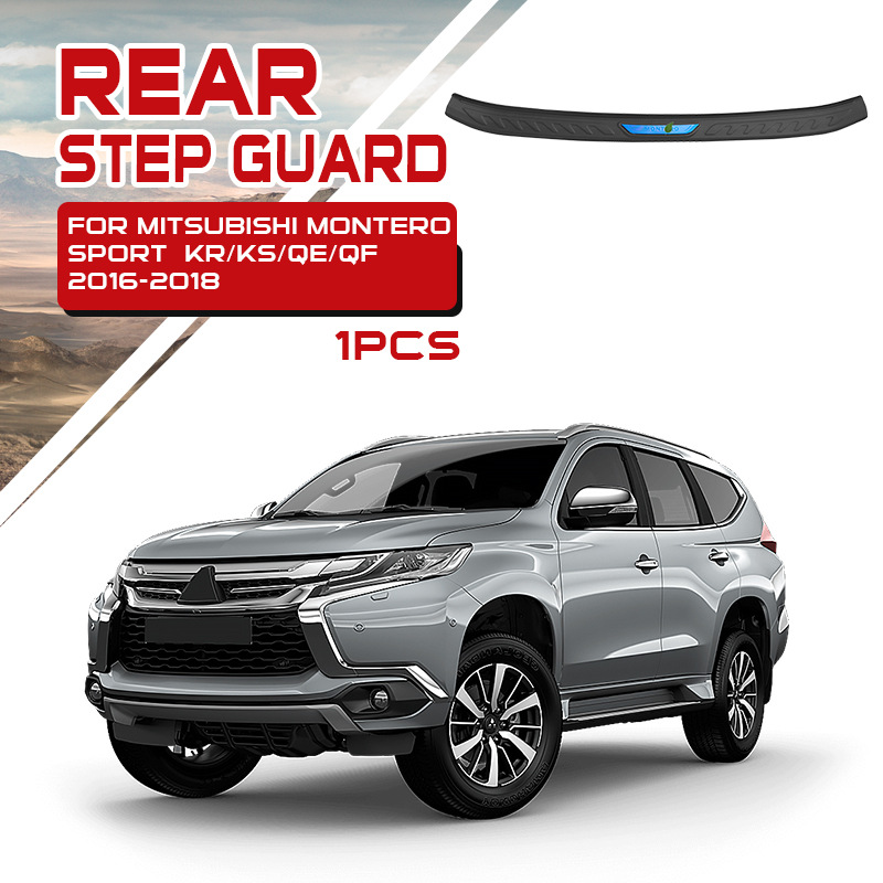 TXR adecuado para Mitsubishi Montero sport protector trasero modificación del automóvil protector exterior accesorios de Bumper Guard