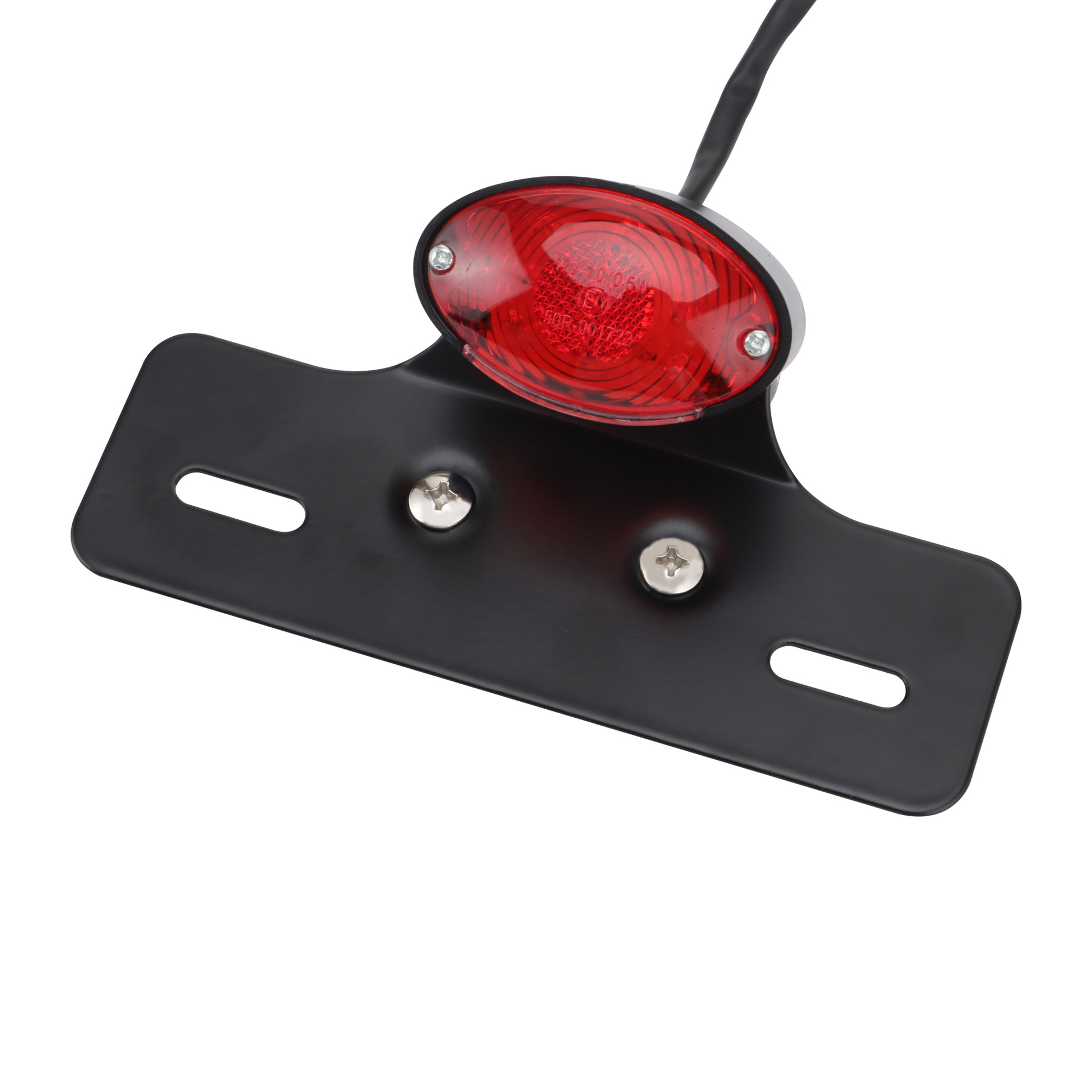 Chrome-plated motorcycle indicator brake rear taillight integrated steering signal reversing light red adapted scooter ATV