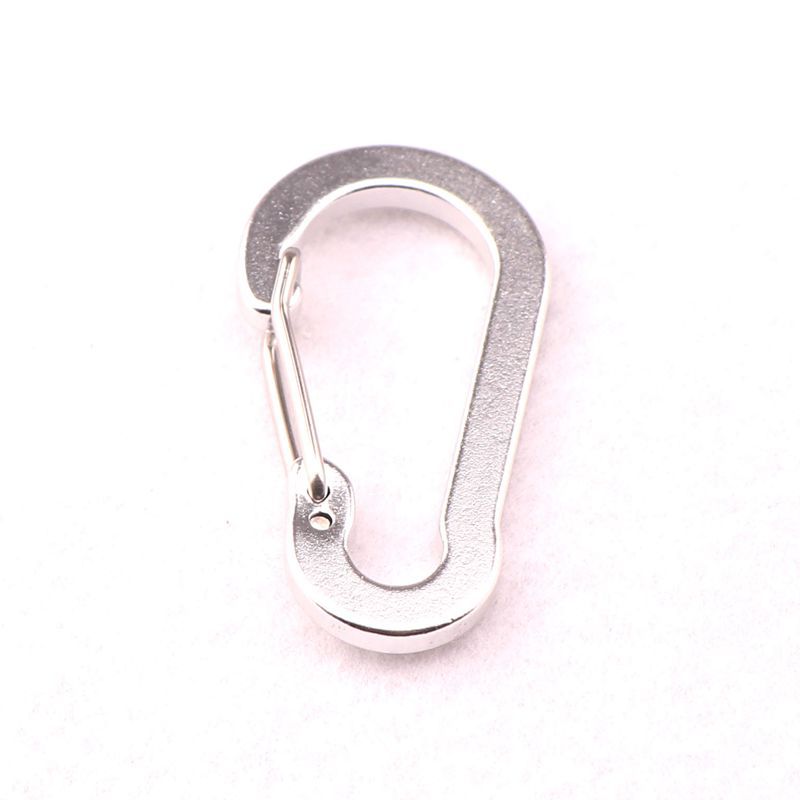 Alta calidad N ° 5 S-tipo aleación de aluminio hebilla de resorte 5 establece embalaje opp