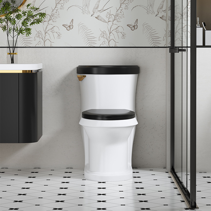 レトロなヨーロッパとアメリカのデュアルトイレサイフォン大口径消臭節水セラミッククロスボーダー高級ワンピースシンプルヨーロピアントイレ|undefined