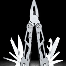 全钢镂空多功能钳子折叠小刀便携露营应急组合工具迷你多用途装备