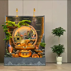 流水摆件;树脂工艺品;酒吧装饰摆件