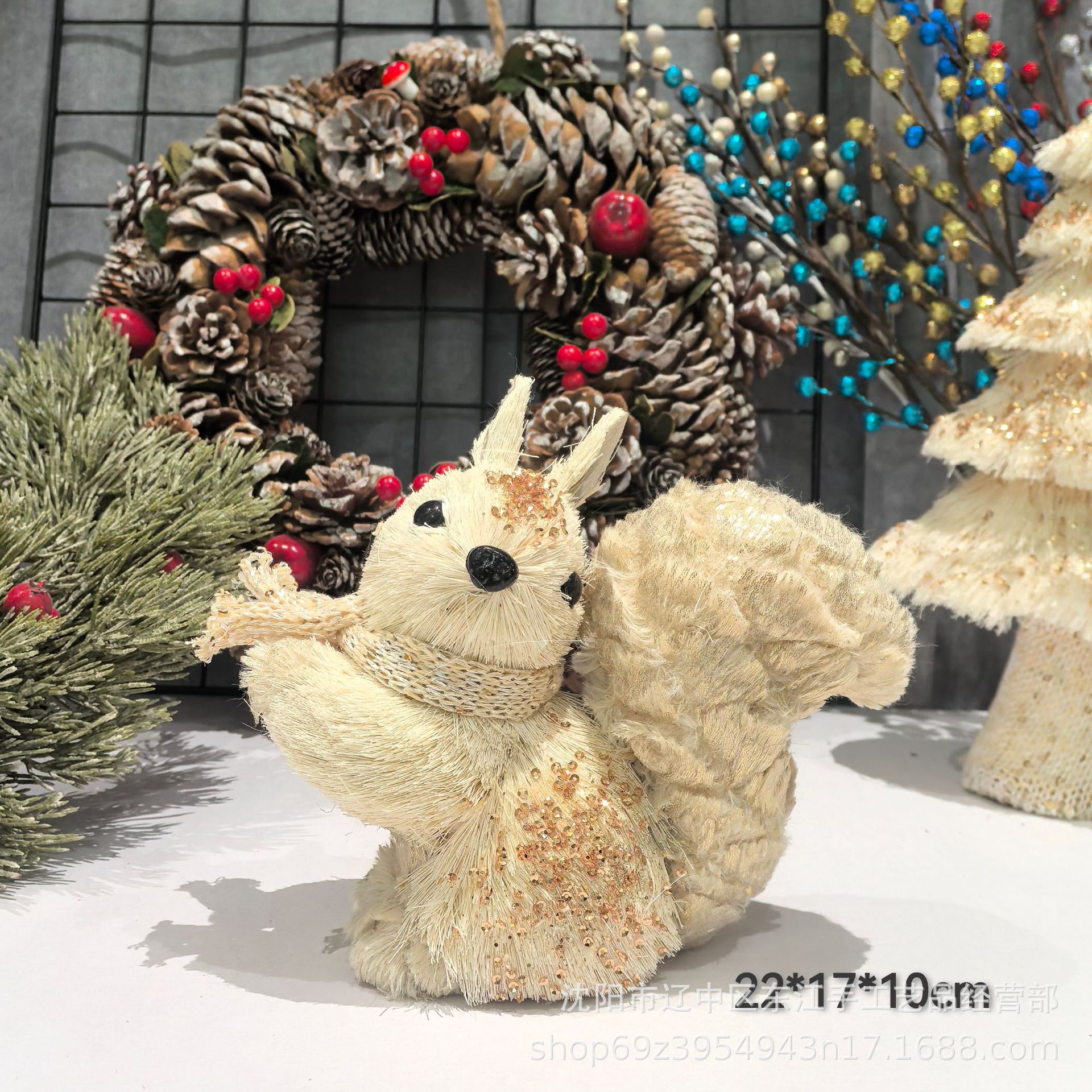 Decoración de ciervo navideño, adornos lindos, exquisitos recuerdos, simulación de alces, decoración de escritorio de ventana navideña, accesorios