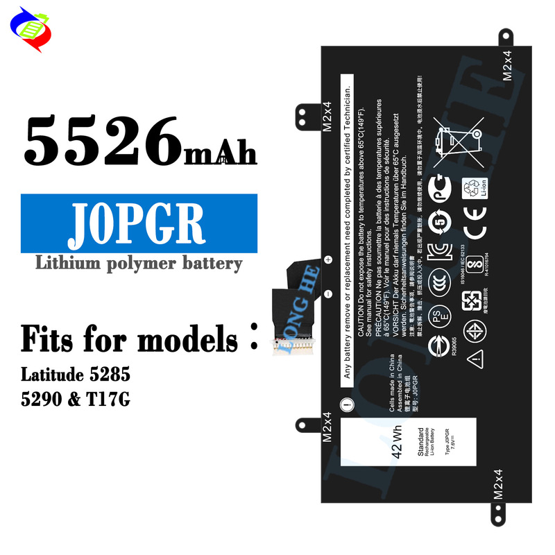 Suitable for Dell J0Pgr Laptop Battery Latitude 5285/5290/T17G Factory Wholesale Export Suitable for Dell J0Pgr Laptop Battery Latitude 5285/5290/T17G Factory Wholesale Export