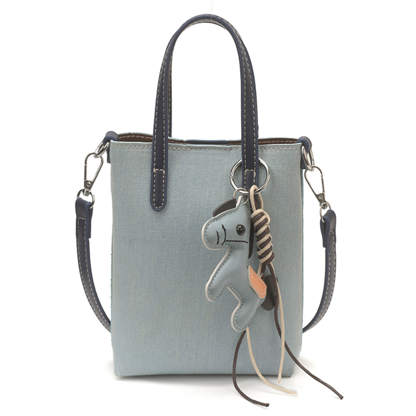 Bucket2026 móvil moda nuevo verano coreano versátil nicho bolso de textura jeans mochila bolso de hombro mujer