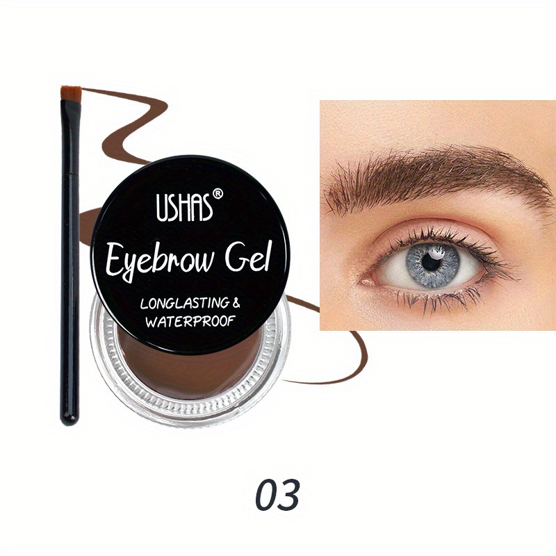 Sombra de ojos transfronteriza USHAS, maquillaje de ojos perezoso, impermeable y resistente al sudor, no es fácil de manchar, belleza cosmética