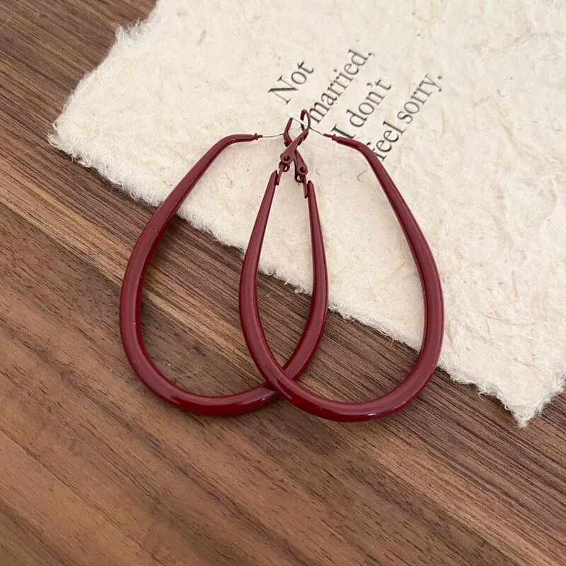 Silver 925 Earrings — Light Luxury Hoops & Drops, High-Quality Sterling, Multiple Sizes
