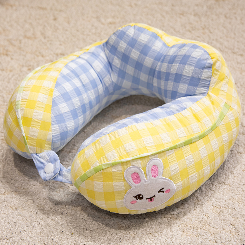 almohada de espuma en forma de U almohada de cuello almohada de avión vuelo de oficina almohada de cuello almohada de automóvil almohada cervical portátil