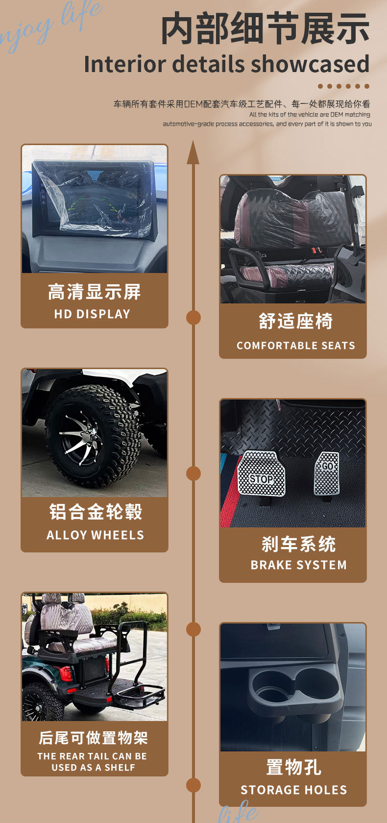 2 Golf Cart Scenic Area Tourist Homestay Reception Beach Off-road Golf Hunting Car Electric Sightseeing Car