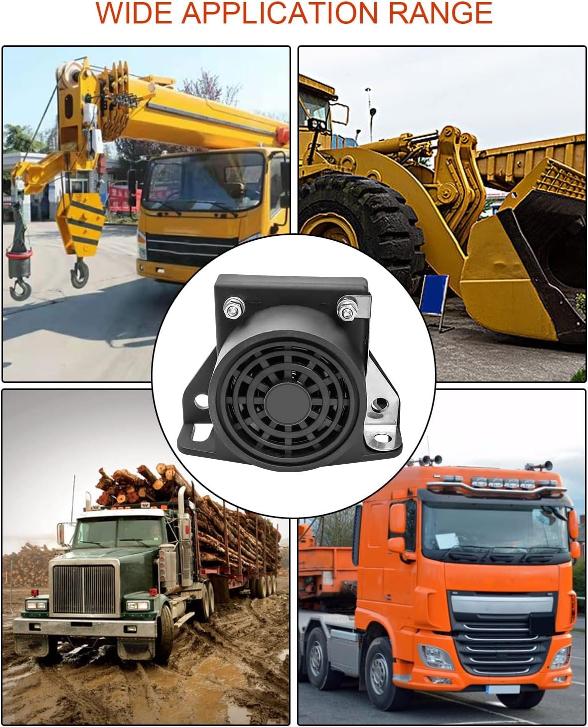 Waterproof Reversing Horn Can Be Used as a 12-80Valarmip67Siren Suitable for Truck Reversing Tweeter