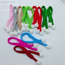 迷你针织 可爱小围巾小黄鸭围脖公仔瓶子圣诞节装饰品