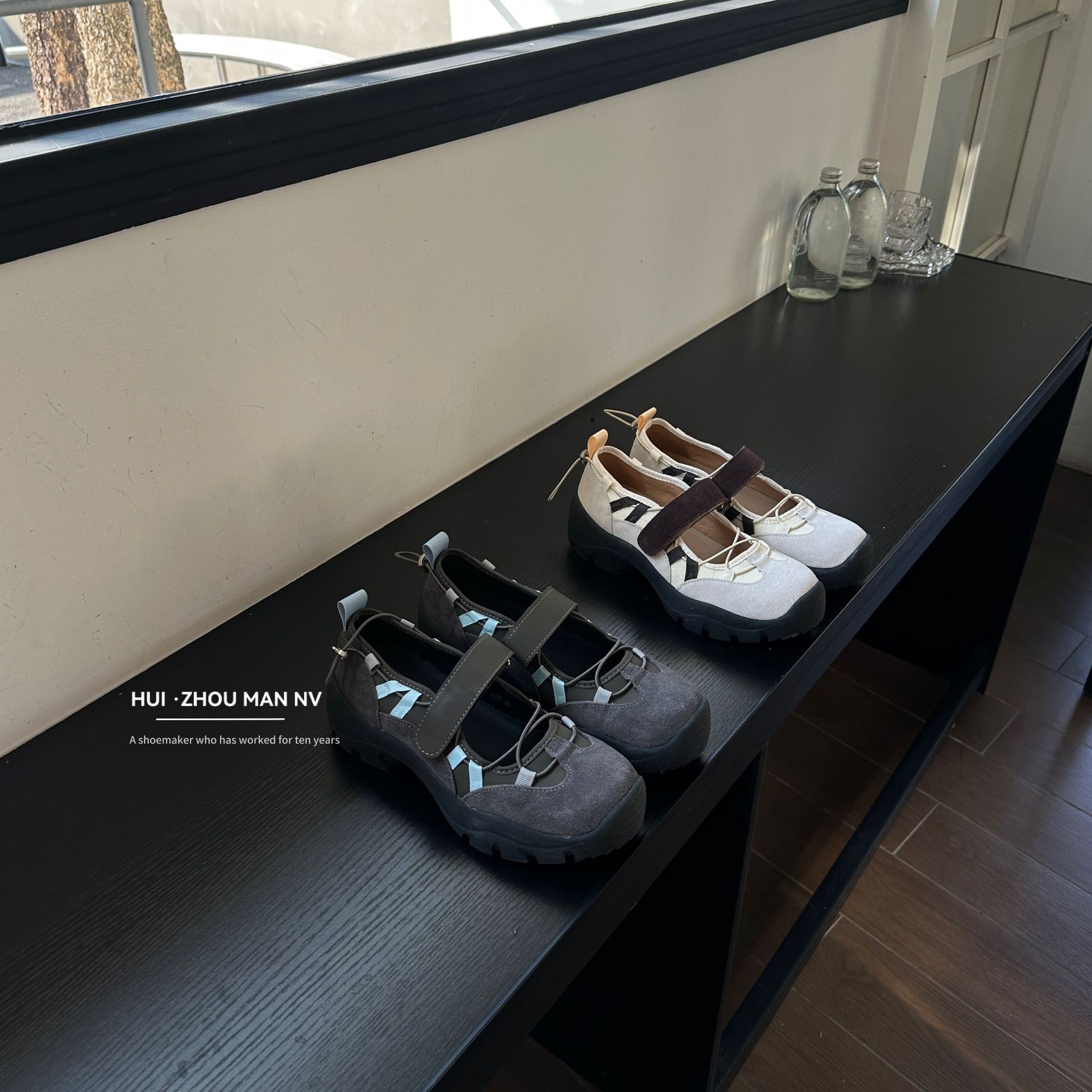 Genuine Leather Thick-Soled Mary Jane Shoes for Women 2026 New Versatile Niche Design Functional Style Ballet Sneakers for Women