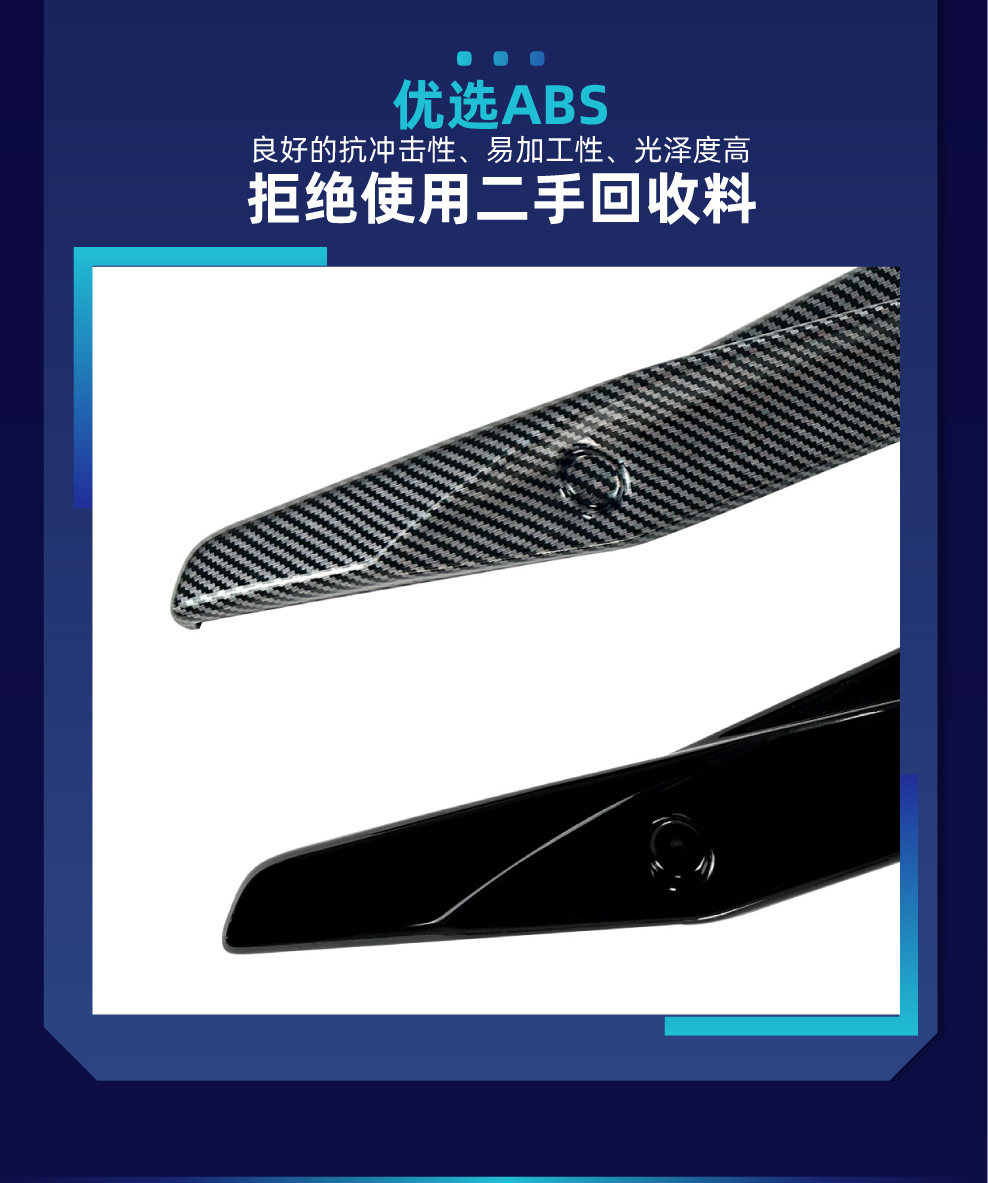 Suitable for Mercedes-Benz S-Class W223 AMG Line 2021-2026, rear lower lip, tail lip, and spoiler kit for cross-border modification