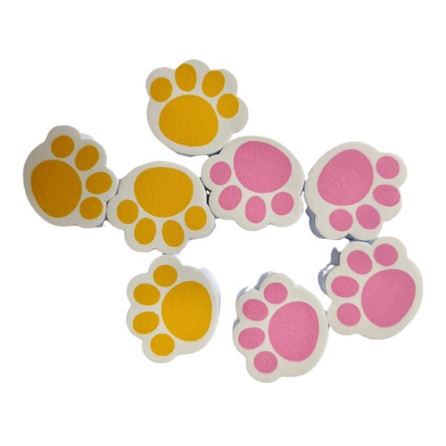 Bathroom glass mirror faucet magic wipe, pink cat paw mirror cleaner, washbasin glass cleaning sponge