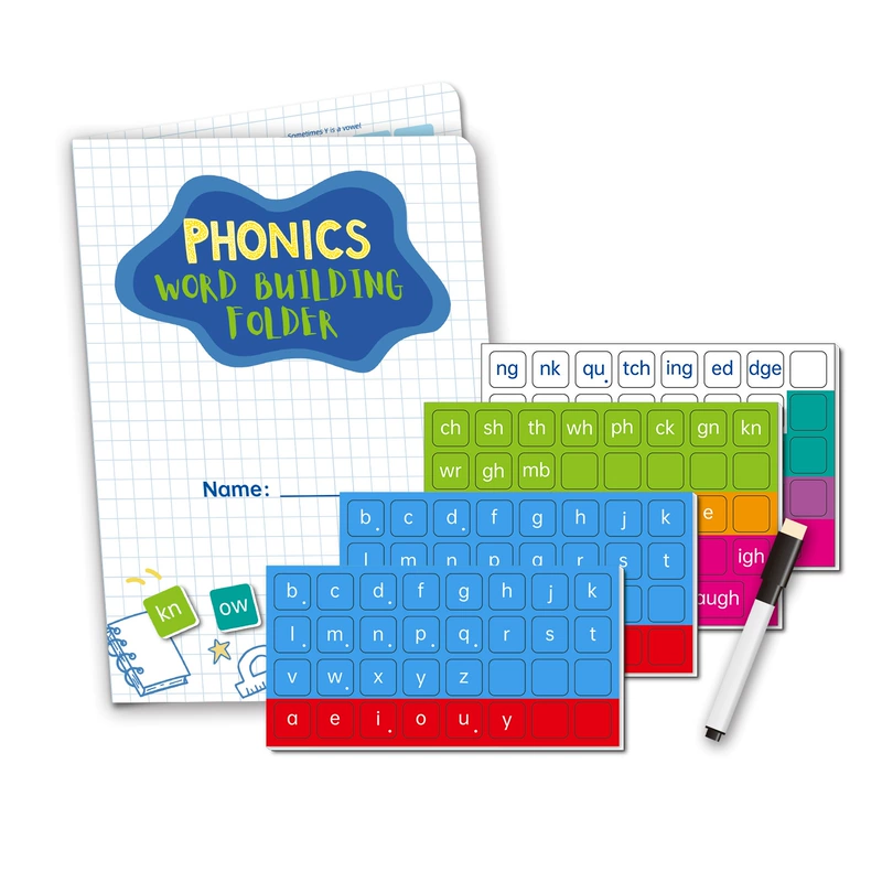 Магнитный набор для обучения чтению Phonics 142 элемента