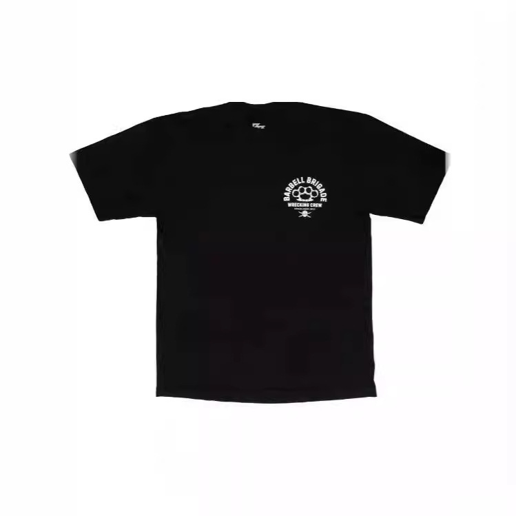 Men's Skull Print Fitness T-shirt 2024 Cotton Short Sleeve Running Training Sports T-shirt plus size