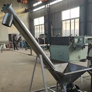 不锈钢颗粒粉末输送设备 可定制绞龙工业螺旋上料机