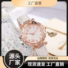 手表女士学生韩版简约时尚潮流防水休闲大气石英女表抖音网红同款