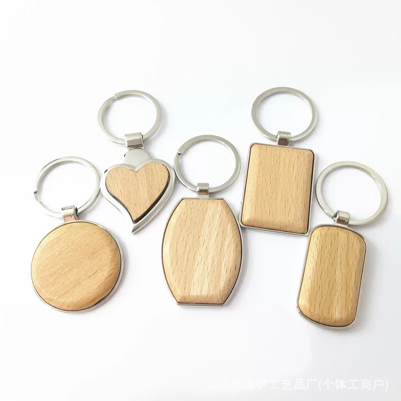 Handmade Деревянные Творческие Украшения - Уникальное Подвесное & Вырезанное Металлическое Брелок от