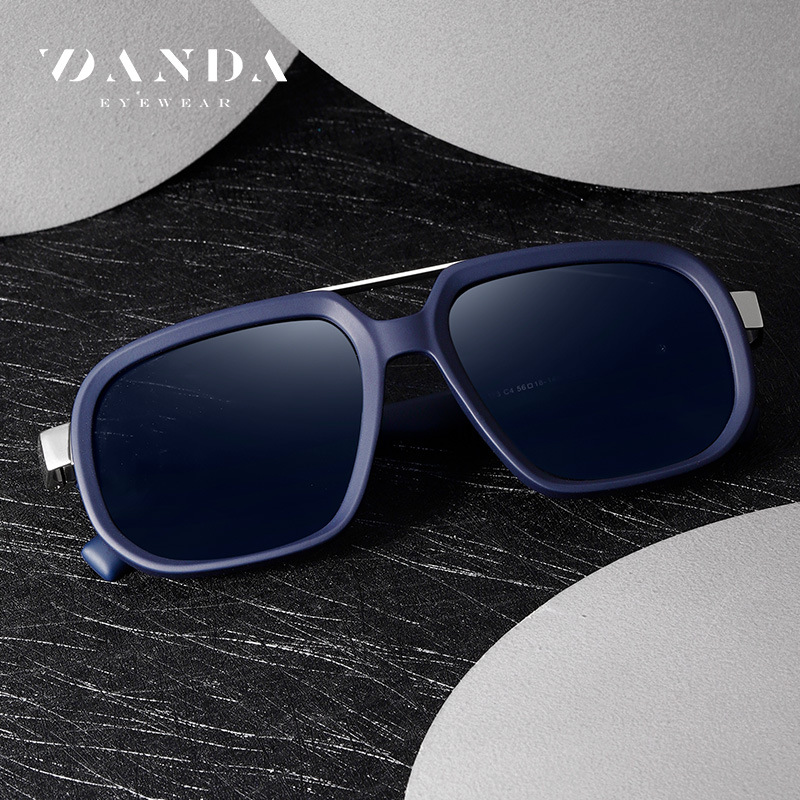 Spot nuevas gafas de sol polarizadas S15113 gafas de sol de metal con marco cuadrado clásico de moda gafas de sol de conducción al aire libre