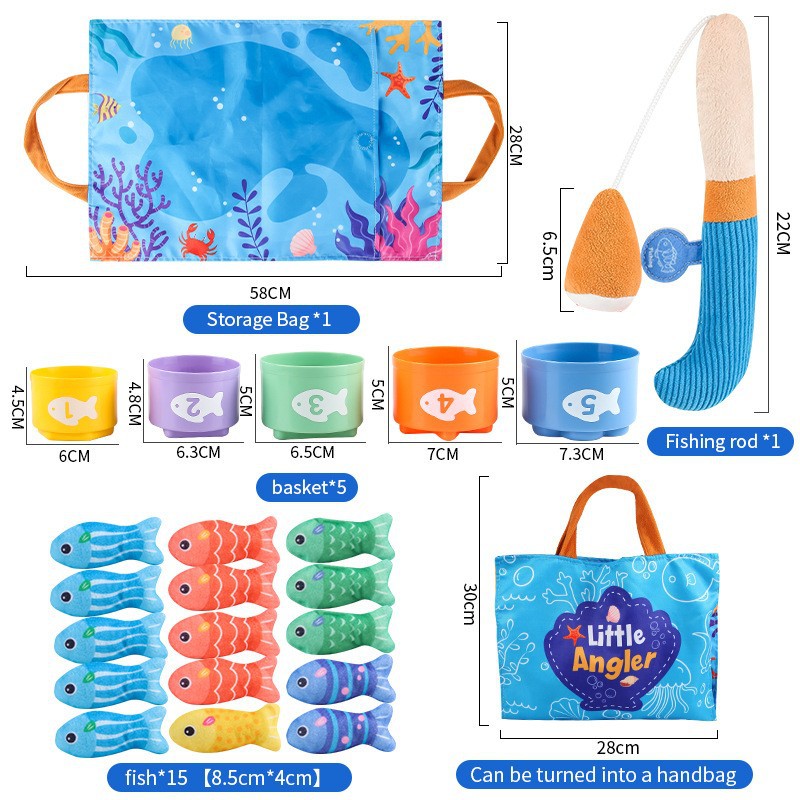 Source Manufacturer Baby Fabric Car Model with Storage Bag Carpet Baby Tear-Resistant Cloth Book Early Education Toys