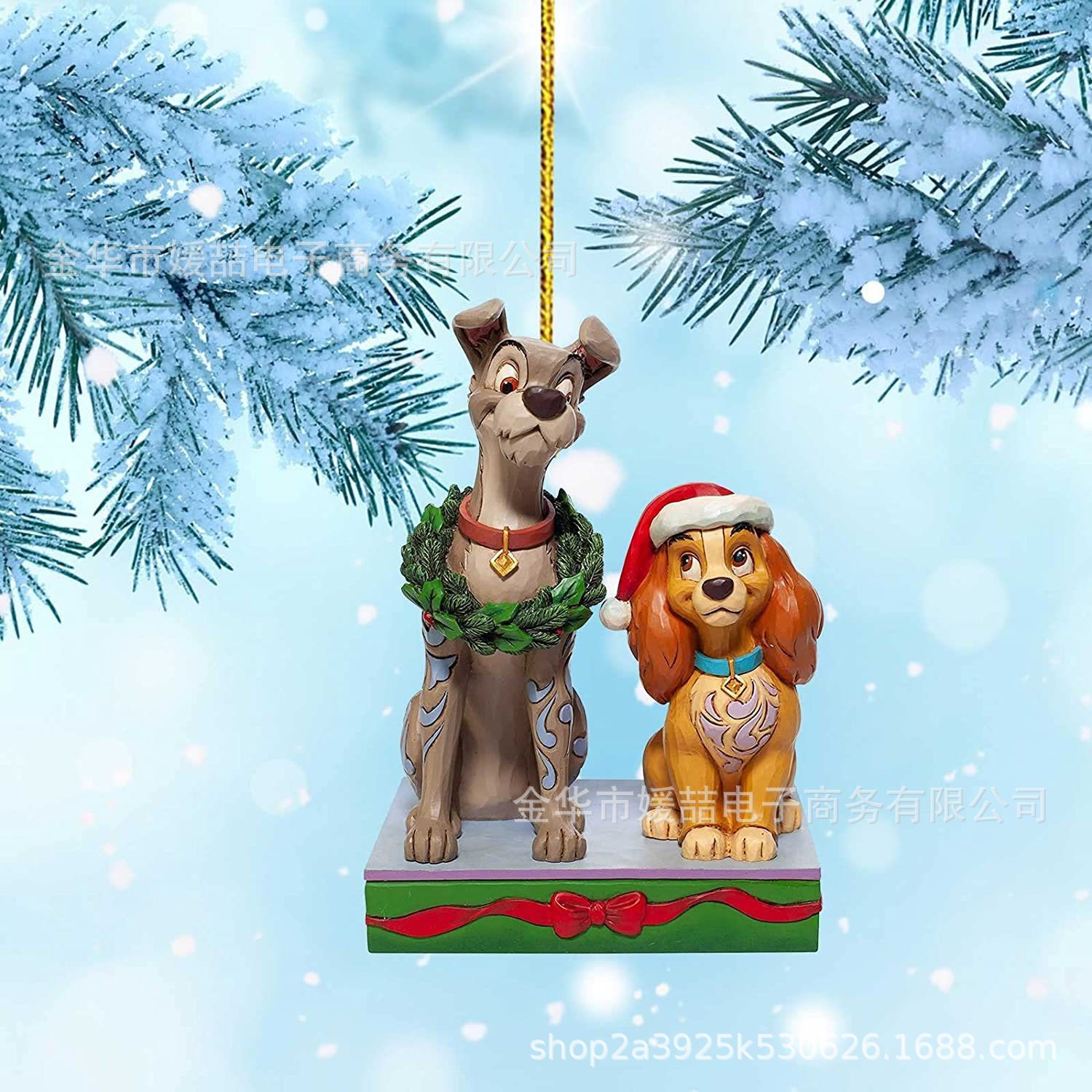 2022-23 Nuevos productos de dibujos animados acrílicos árbol de Navidad decoración colgante mochila de automóvil de Navidad colgante regalos image 7