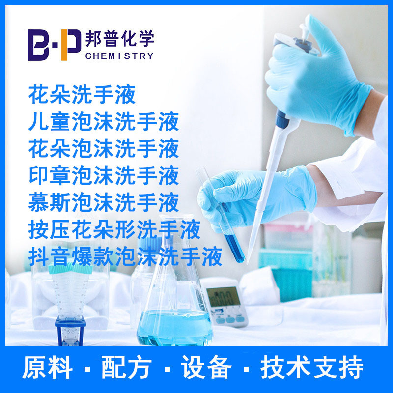 抖音款泡沫洗手液 泡沫洗手液 配方 原料 设备 技术支持 邦普