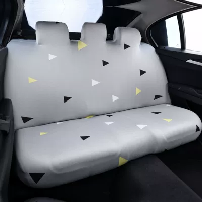 elastic backrest cover, cushion cover, Universal seat cover - triangle-rear-row-one-piece-cover-one-size-fits-all-universal