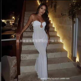 shein连衣裙辣妹款夏修身性感长款连衣裙女装杂款马逊热低价热销