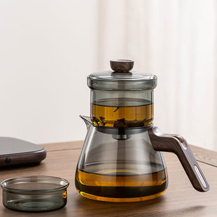 Lazy Tea Brewing Gadget with Magnetic Tea-Water Separation, One-Click Filtration, Green Tangerine Tea Brewing, Gaiwan, and High-End Tea Set