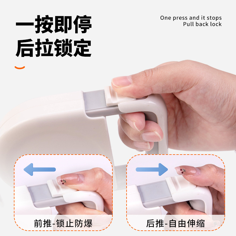 Nueva cadena de perro de tracción transfronteriza, cuerda para pasear perro especial para cachorros, cuerda de tracción telescópica automática a prueba de explosiones, pelo directo de fábrica