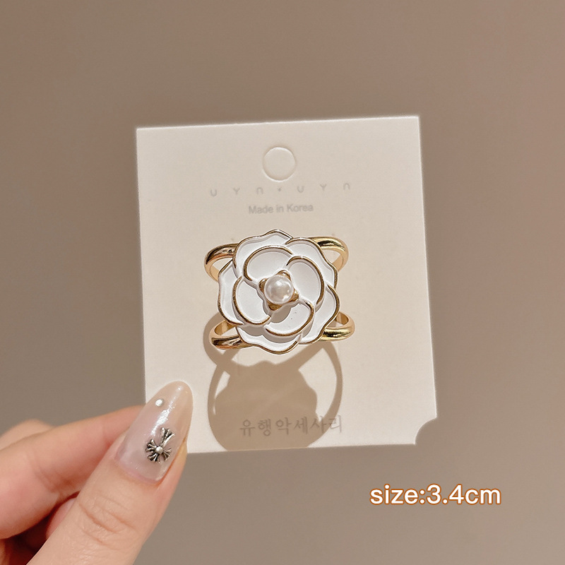 Otoño e invierno lana abrigo bufandas de seda botón camisa de alto nivel flotante bufandas fijas botón simple mujer multifunción botón de nudo