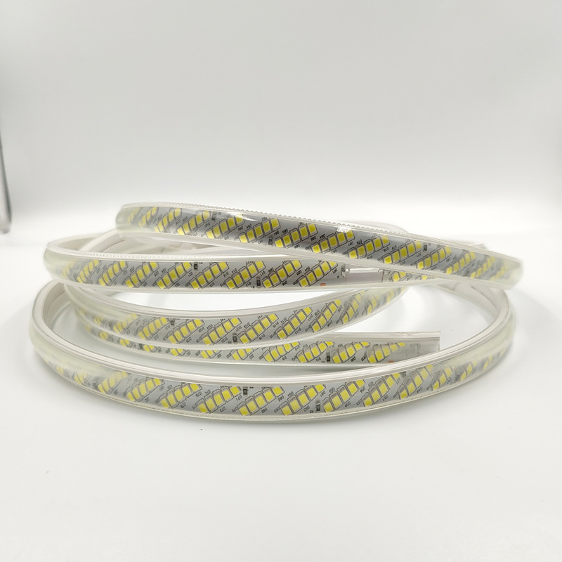 LED strip 220V 2835 staggered five rows 320 lights High brightness Engineering Tunnel lighting Outdoor waterproof strip