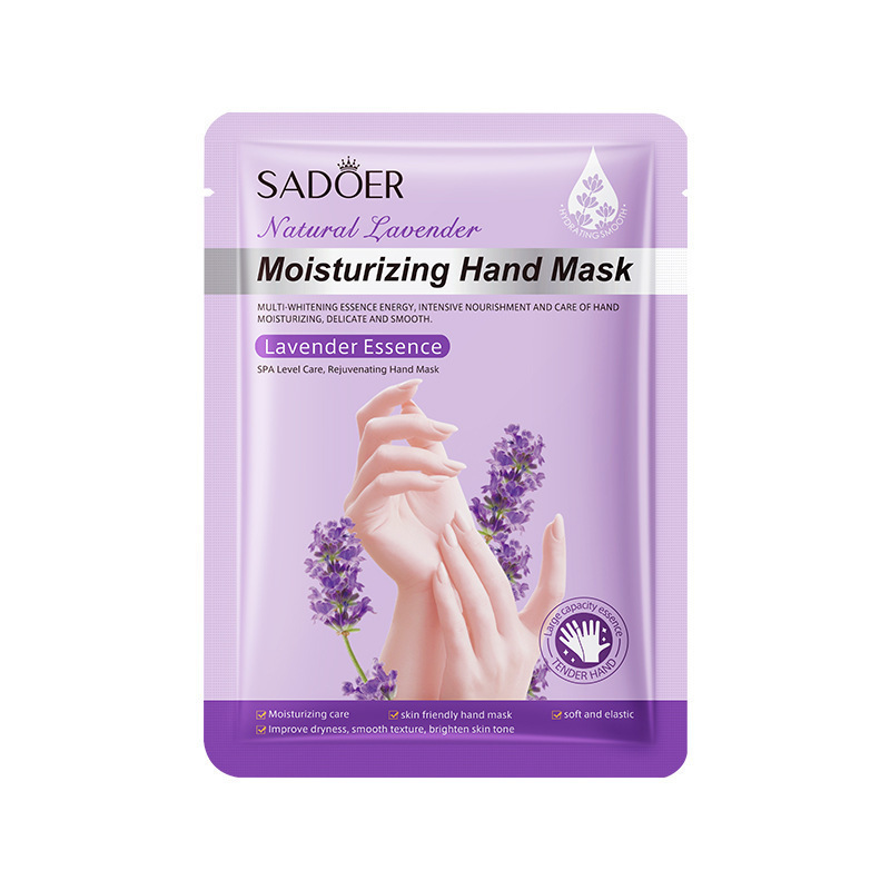 Transfronterizo Sadoer leche de cabra nicotinamida máscara de mano máscara de pie de otoño e invierno hidratación spot fábrica de comercio exterior venta directa image 8