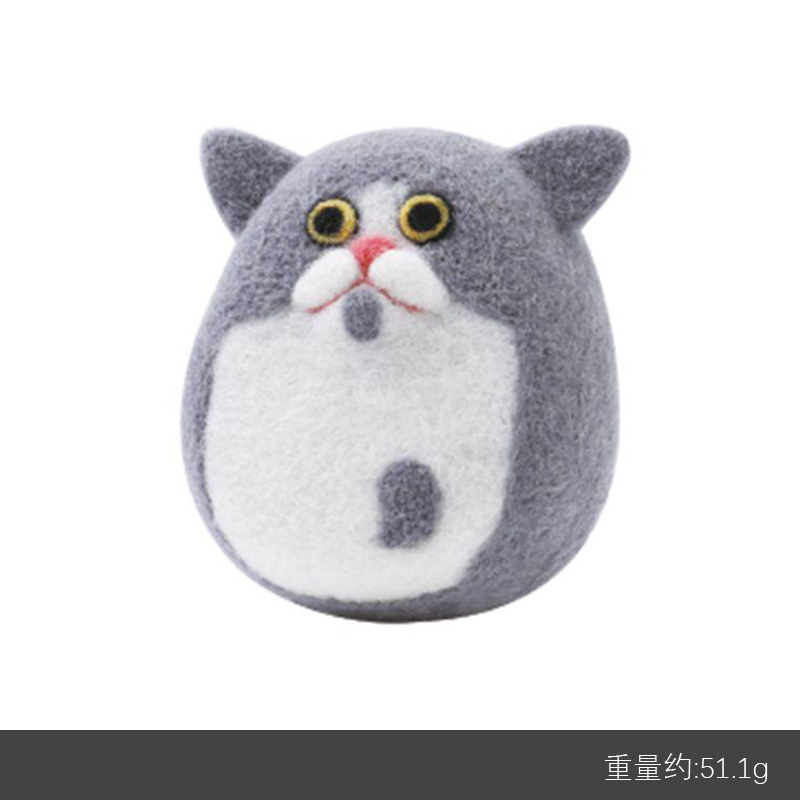 고양이 공 - 파란색과 흰색 고양이, 영어 설명서 + 영어 비디오 설명 -