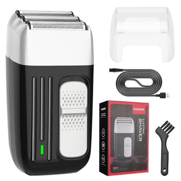 Rechargeable men's razor shaving