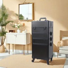 厂家直销美甲外出移动多层拉杆箱化妆纹绣跟妆师专业工具收纳箱