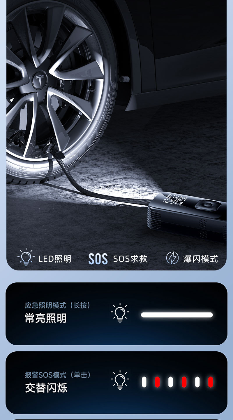 Car Wireless Air Pump Car Portable Car Electric Air Pump Suv Tire High Pressure Air Pump