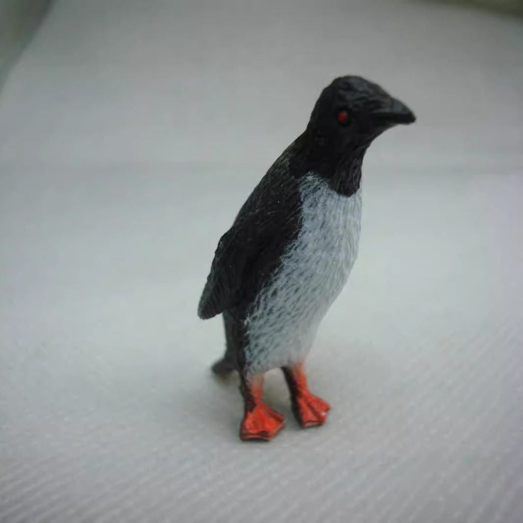 Oferta de bajo precio simulación plástico animal pingüino modelo ciencia y educación cognitiva juguete Mesa arena Decoración Otros accesorios