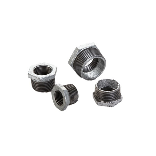 Factory direct supply of zinc-plated pipe fittings, zinc-plated plug, plug with internal and external threads, iron plug 