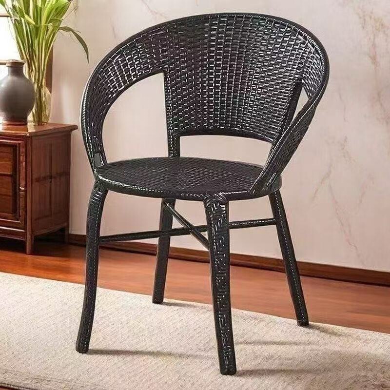 Rattan chair for outdoor courtyard, terrace, elderly armchair, handmade rattan chair for guesthouses and hotels, home use chair with backrest Rattan chair for outdoor courtyard, terrace, elderly armchair, handmade rattan chair for guesthouses and hotels, home use chair with backrest