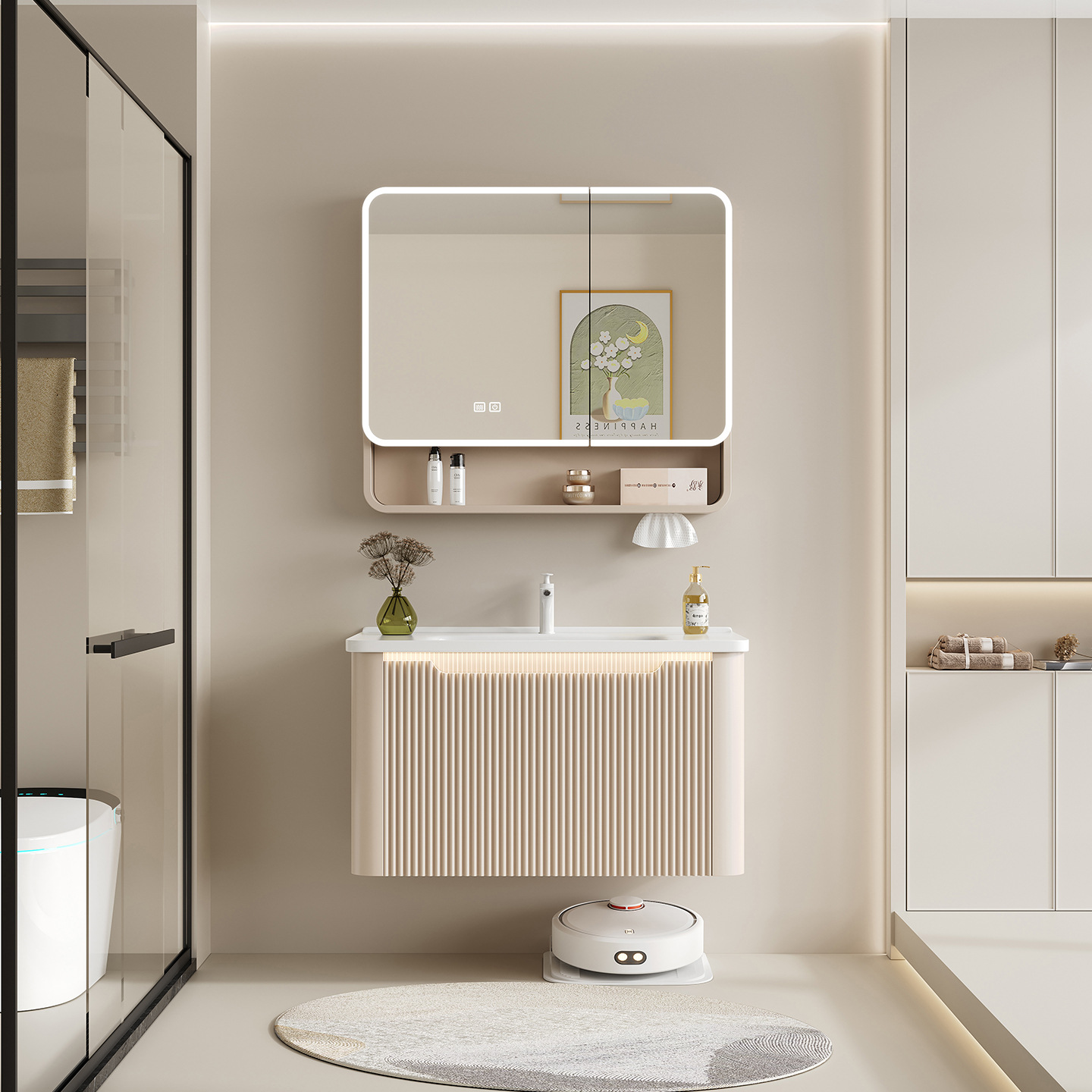 gabinete de baño cerámica integral lavabo inodoro cajón gabinete de baño lavabo