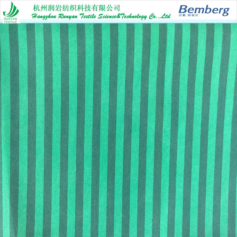 铜氨丝色织布 Cupro铜氨色织布 铜氨人丝色织 条子格子等各种风格