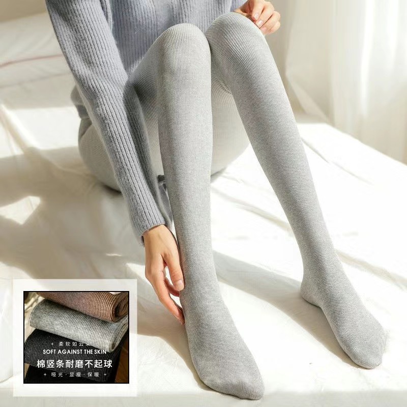 Leggings de algodón vertical, calzoncillos de invierno y otoño, calzoncillos de calzoncillos