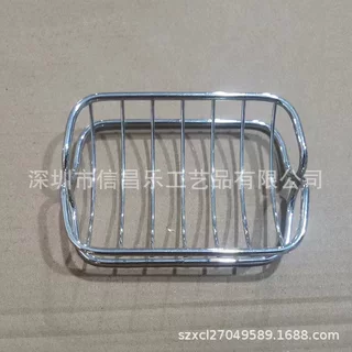 东莞异型铁线制品不锈钢线肥皂盒电镀清洗蓝置物架异形铁丝成型