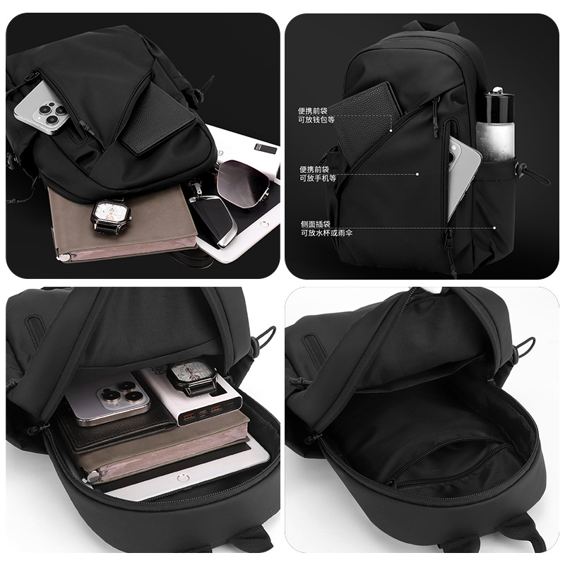 WEPOWER nuevo tipo de hombre viaje viaje mochila de hombro de gran capacidad mochila casual de moda mochila anti-drop bolsa de pecho